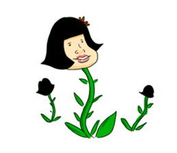 girl's mind TAEKO-chan2 sticker #10306621