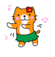 Sticker of healing cat sticker #10307305