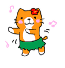 Sticker of healing cat sticker #10307305