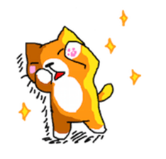 Sticker of healing cat sticker #10307312