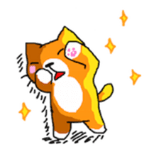 Sticker of healing cat sticker #10307312