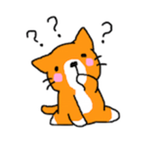 Sticker of healing cat sticker #10307328