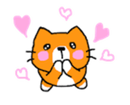 Sticker of healing cat sticker #10307330