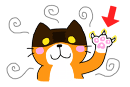 Sticker of healing cat sticker #10307337