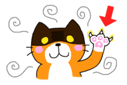 Sticker of healing cat sticker #10307337