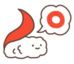 Maybe sushi. sticker #10307440