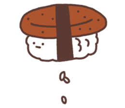 Maybe sushi. sticker #10307454