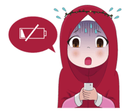 Kartun Muslimah sticker #10307829