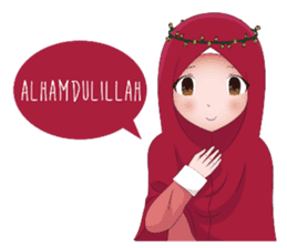 Kartun Muslimah sticker #10307830