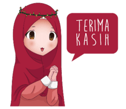 Kartun Muslimah sticker #10307836