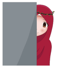 Kartun Muslimah sticker #10307844