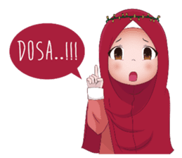 Kartun Muslimah sticker #10307846