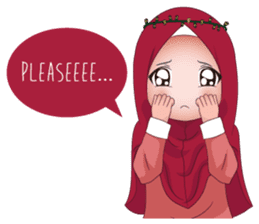 Kartun Muslimah sticker #10307851