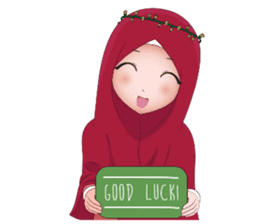 Kartun Muslimah sticker #10307852