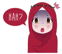 Kartun Muslimah sticker #10307854