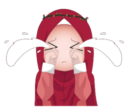 Kartun Muslimah sticker #10307859