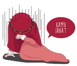 Kartun Muslimah sticker #10307860