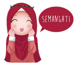 Kartun Muslimah sticker #10307861