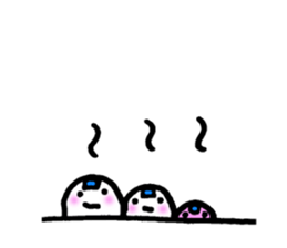 Marupotchi and neko cat sticker #10309077