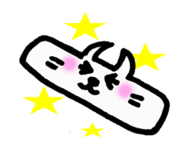 Marupotchi and neko cat sticker #10309082