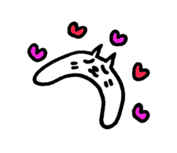 Marupotchi and neko cat sticker #10309083