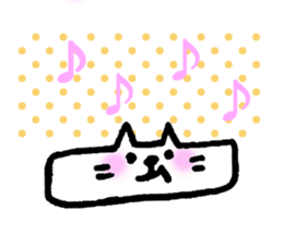 Marupotchi and neko cat sticker #10309087