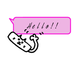 Marupotchi and neko cat sticker #10309089