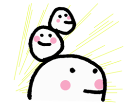 Marupotchi and neko cat sticker #10309098