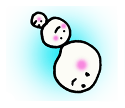 Marupotchi and neko cat sticker #10309099