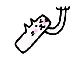 Marupotchi and neko cat sticker #10309100