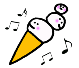 Marupotchi and neko cat sticker #10309103