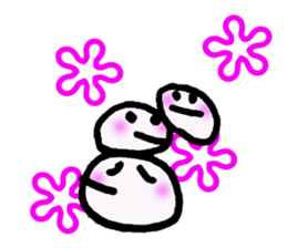 Marupotchi and neko cat sticker #10309105