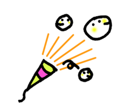 Marupotchi and neko cat sticker #10309109