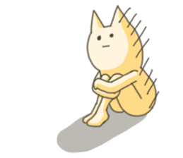 the robust cat sticker #10310020