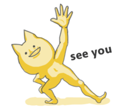 the robust cat sticker #10310028