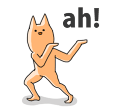 the robust cat sticker #10310041