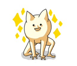 the robust cat sticker #10310043