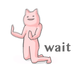 the robust cat sticker #10310047