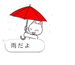 Balloon cat!? sticker #10310445