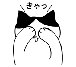 HATIWARE cat and paw sticker #10311489