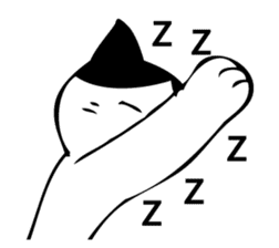 HATIWARE cat and paw sticker #10311491