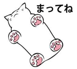 HATIWARE cat and paw sticker #10311499
