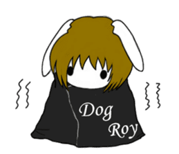 So cool! ikemen Good Looking Dog Roy4 sticker #10312158