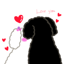 Love Love dogs!! sticker #10312327
