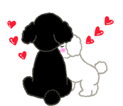 Love Love dogs!! sticker #10312335