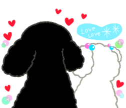 Love Love dogs!! sticker #10312343