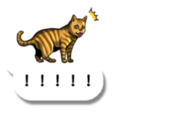 Cats love balloon sticker #10312563