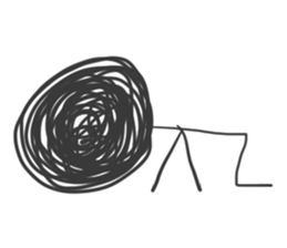 Swirl Man sticker #10312792