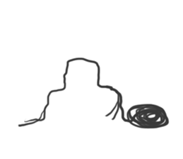 Swirl Man sticker #10312796