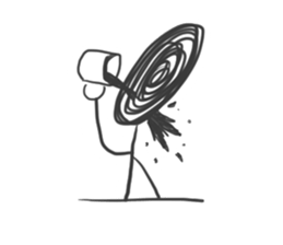 Swirl Man sticker #10312798